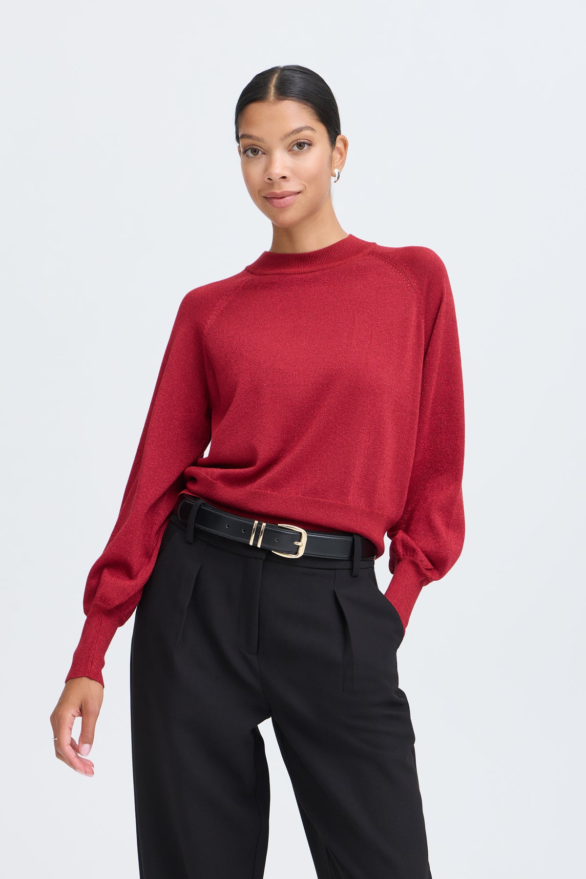 B.Young Mobbe Sparkly Thin Jumper