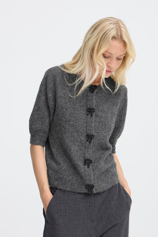 B-Young Omea Deco Grey Cardigan