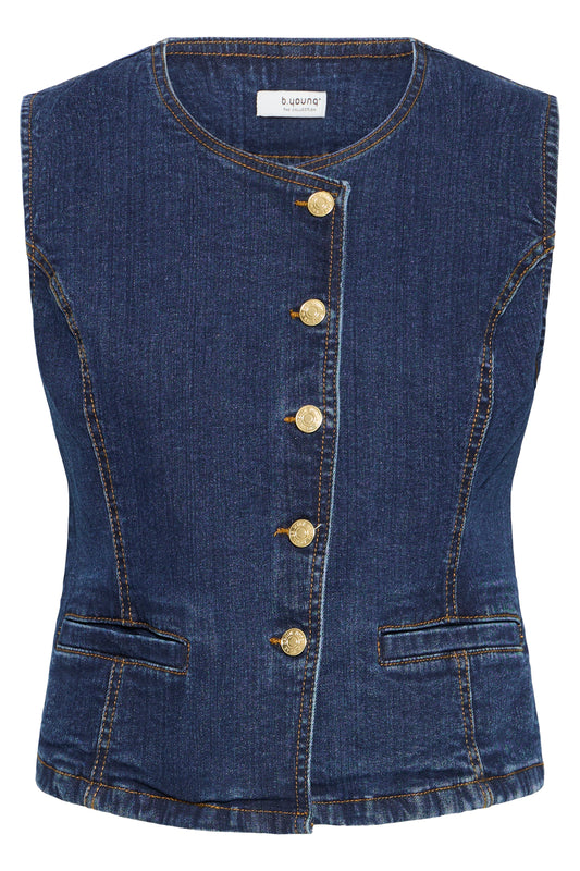 B-Young Komma Denim Waistcoat