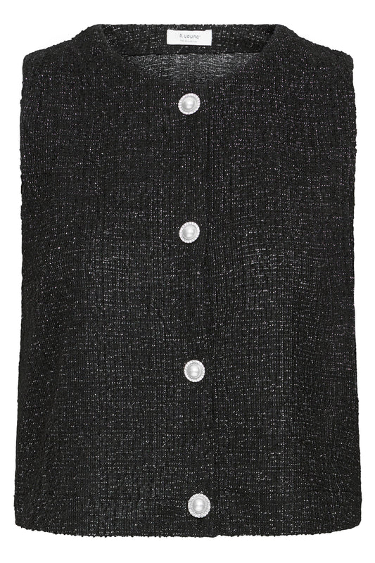 B-Young Panthea Black Waistcoat
