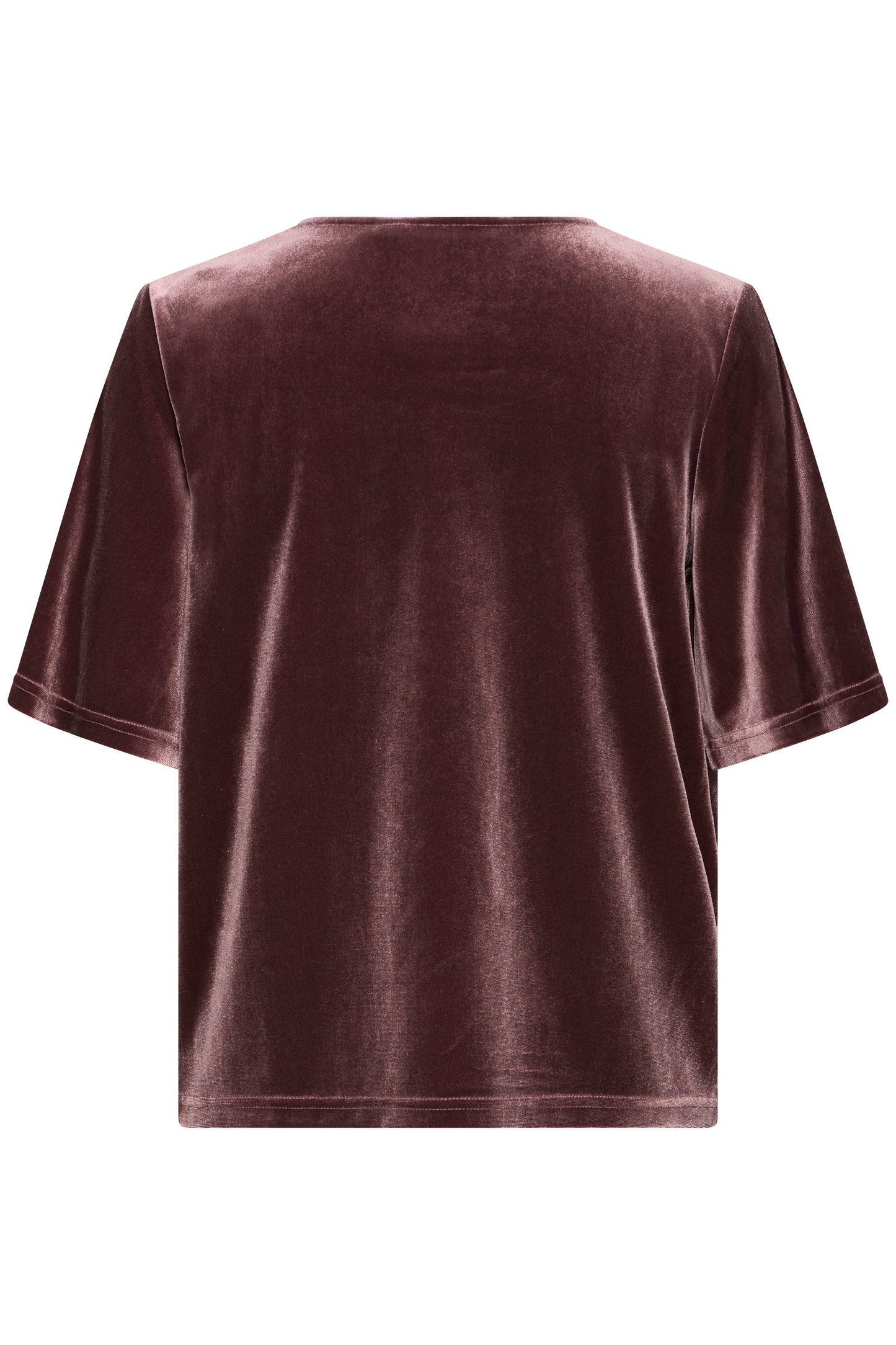 B-Young Perlina Draping Velvet Blouse