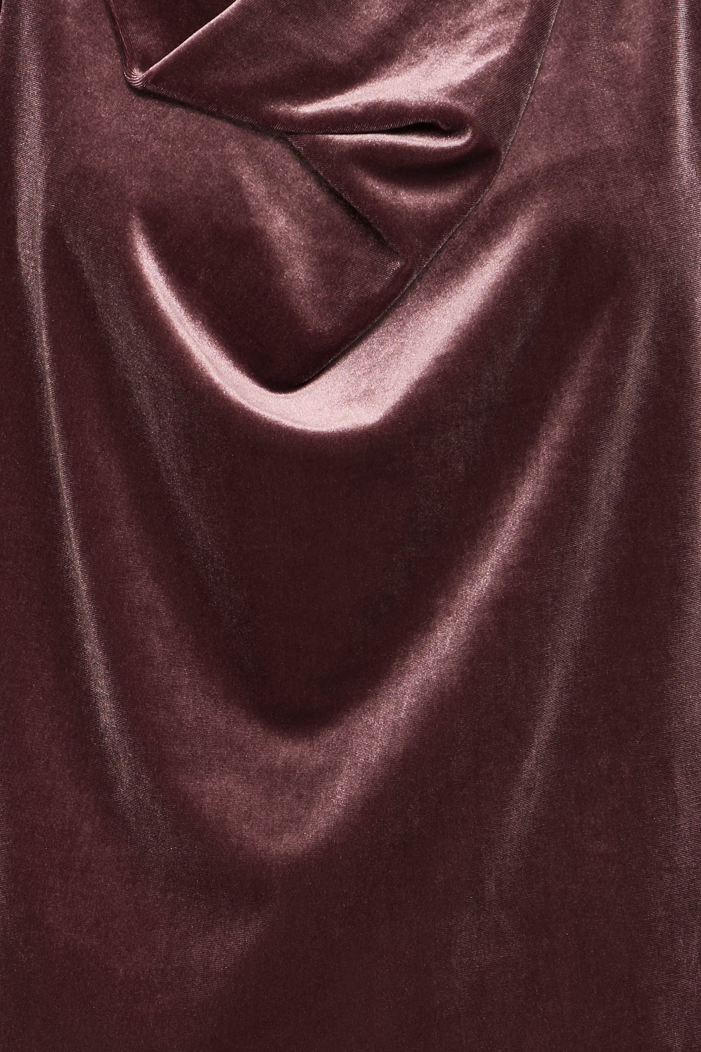 B-Young Perlina Draping Velvet Blouse