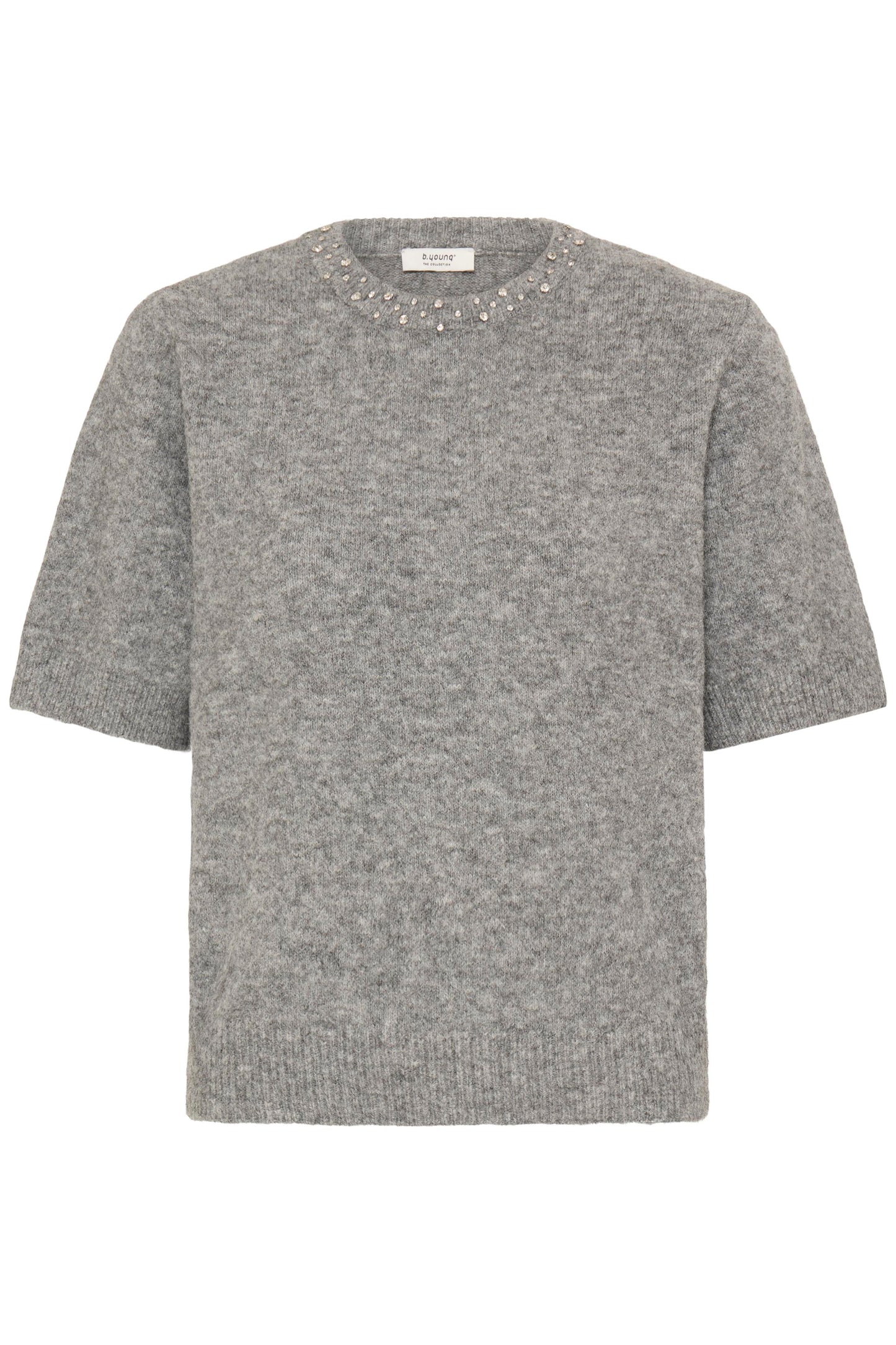 B-Young Omea Grey Rhinestone Jumper