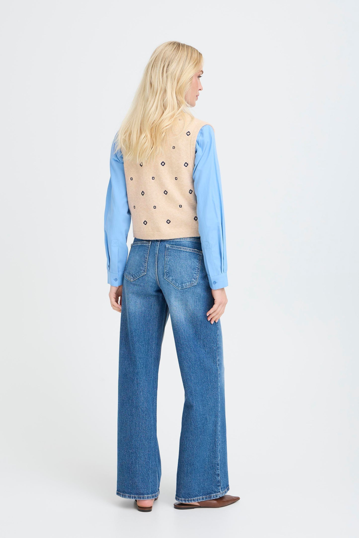 B.Young Nadika Embroidered Vest