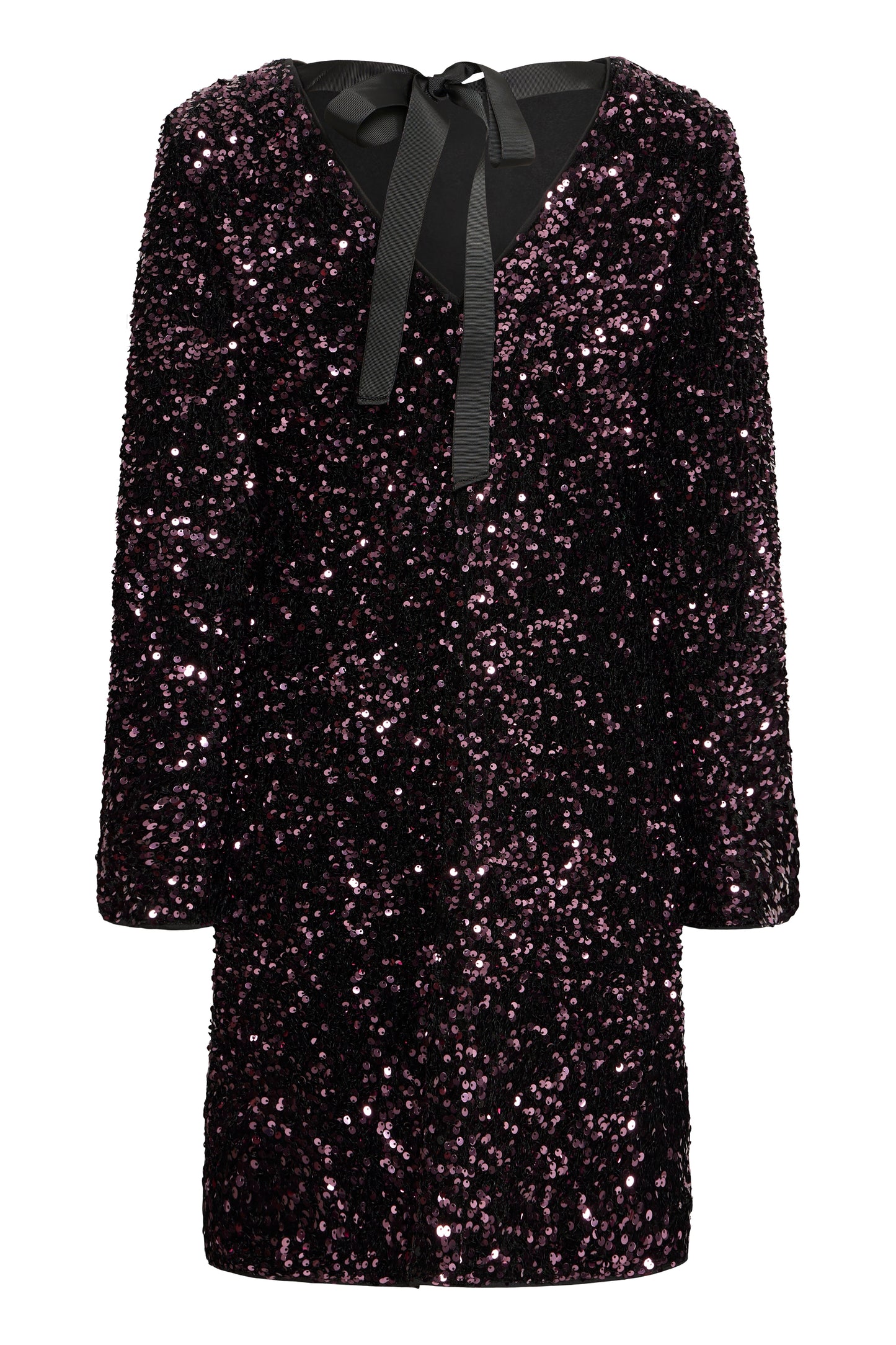 B-Young Paillet Sequin Bow Dress