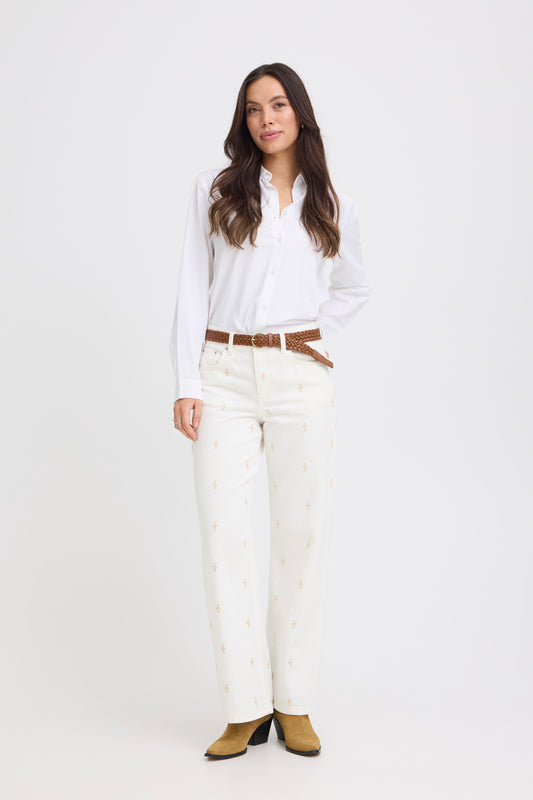 B.Young Kimu Embroidery Jeans