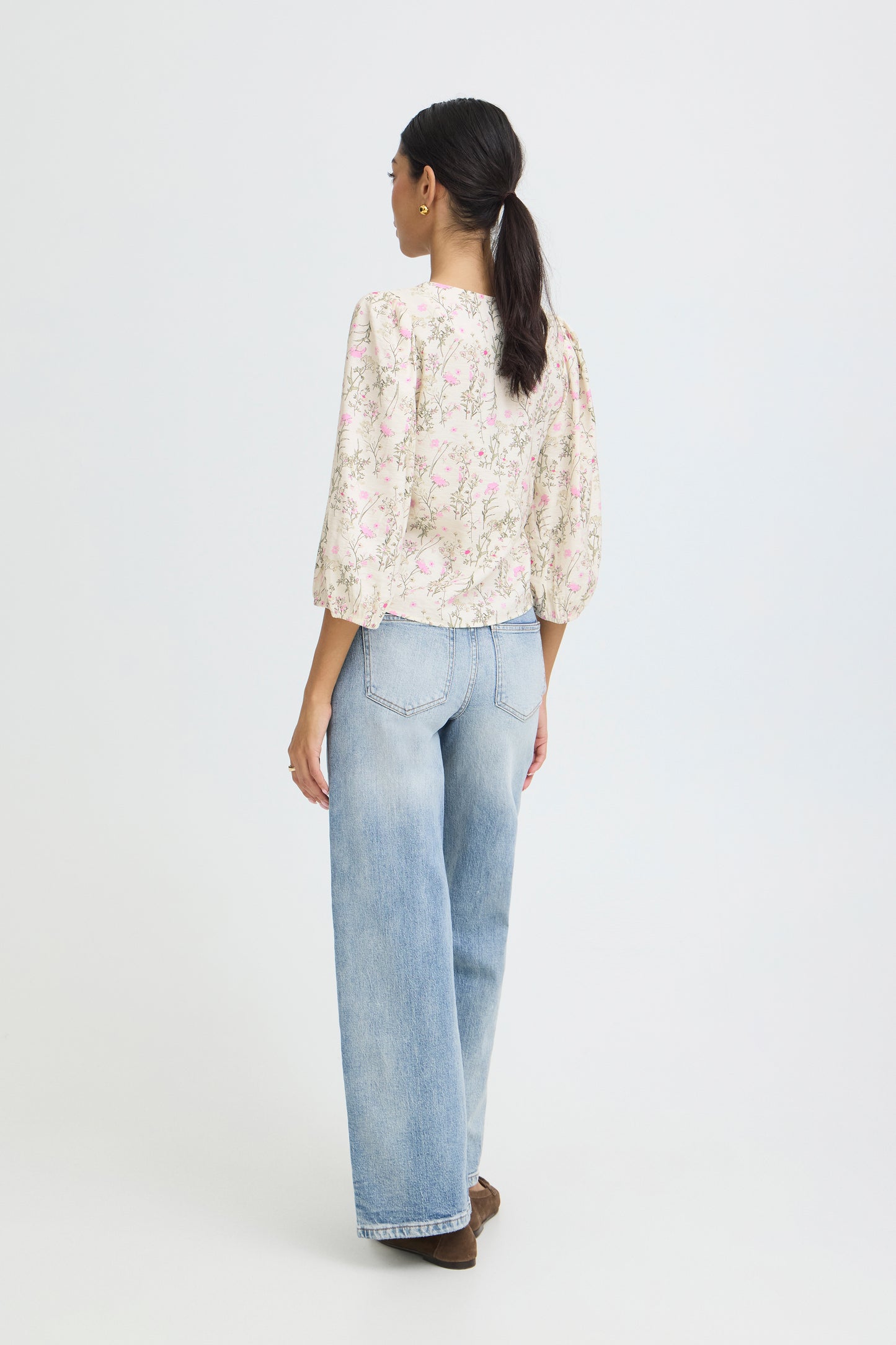 B.Young Issisa Floral Blouse