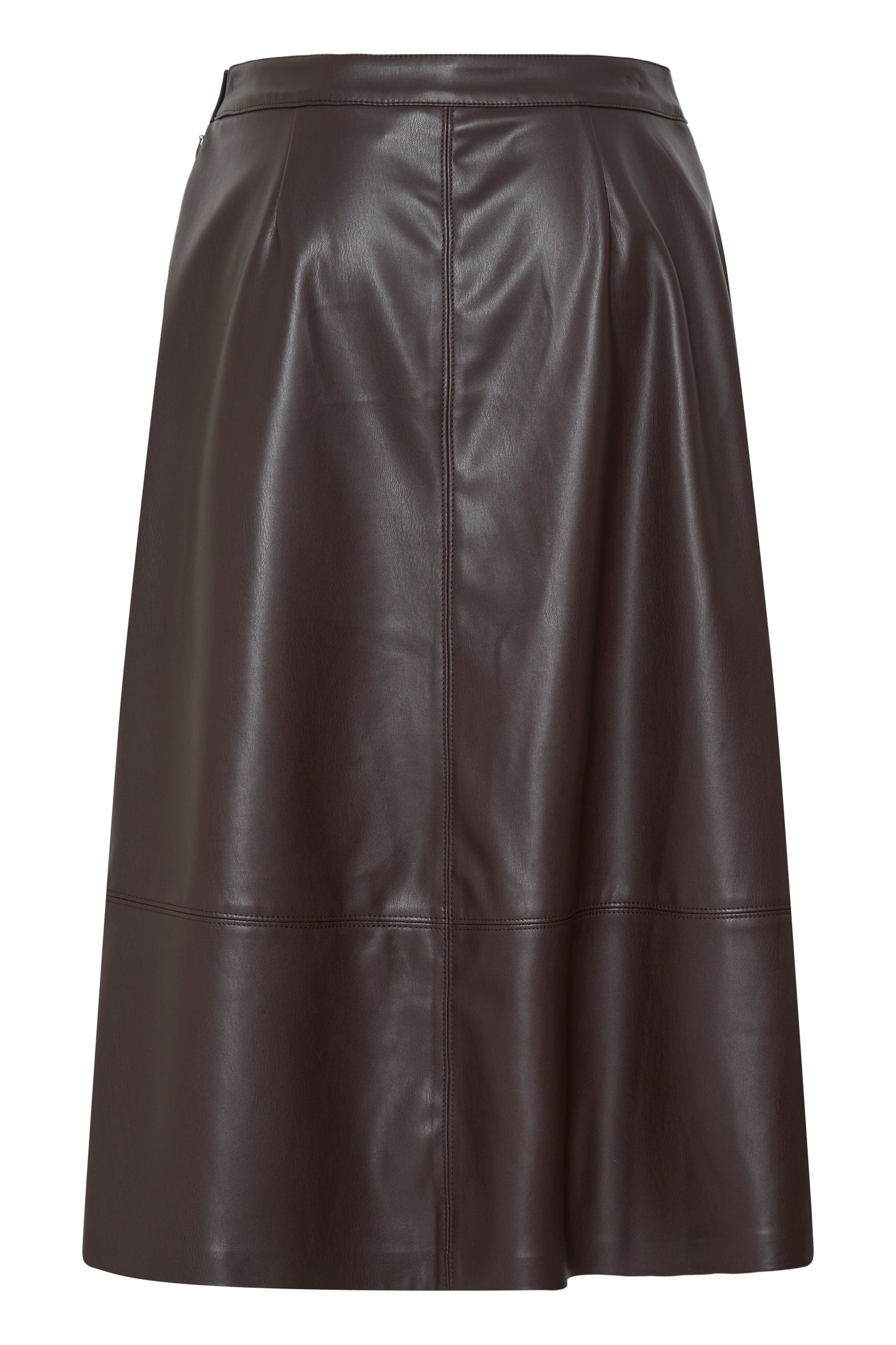 B.Young Daja Faux Leather A-Line Skirt