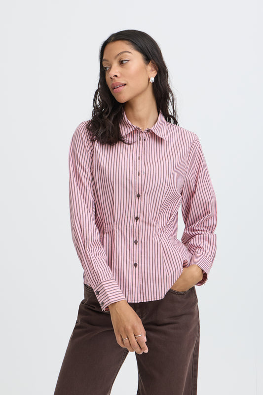 B.Young Hello Stripe Shirt
