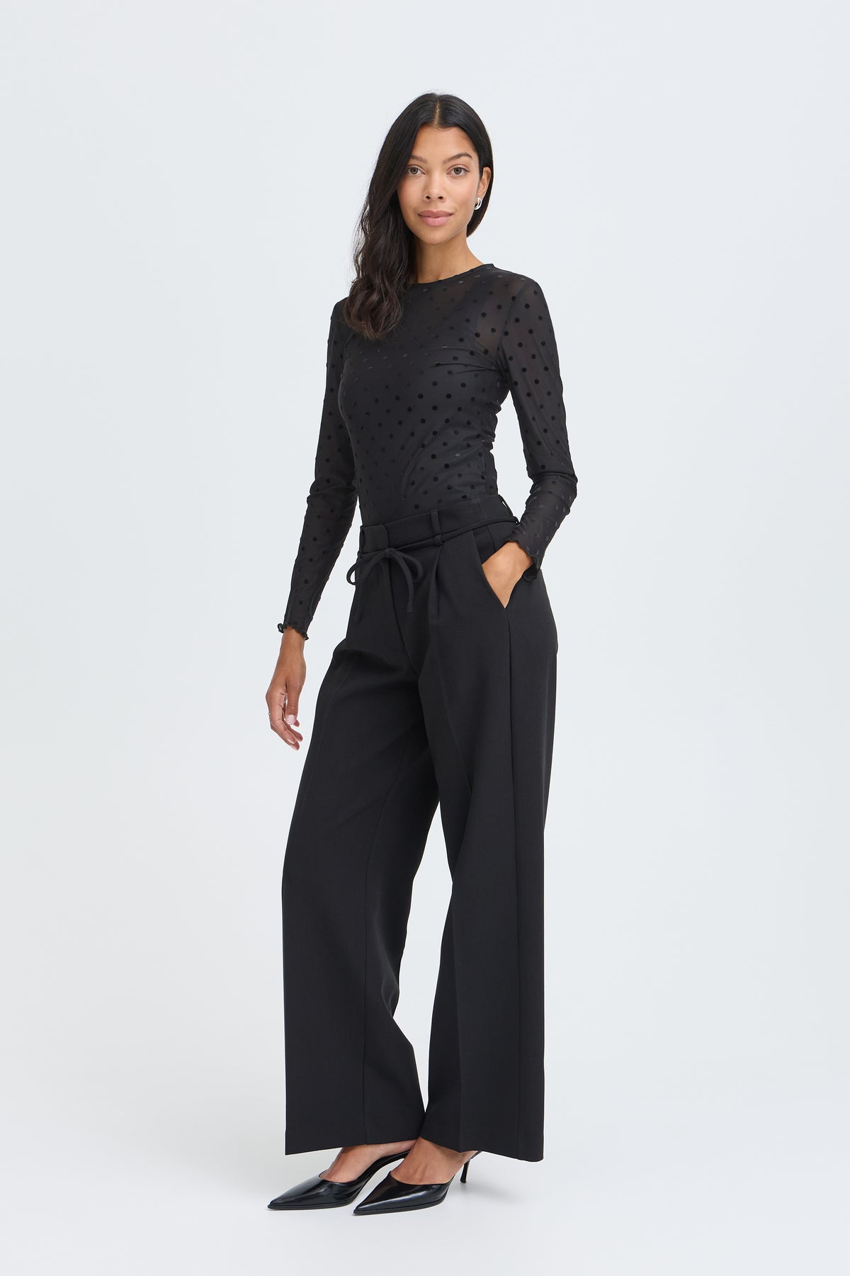 B.Young Shirley Dot Top
