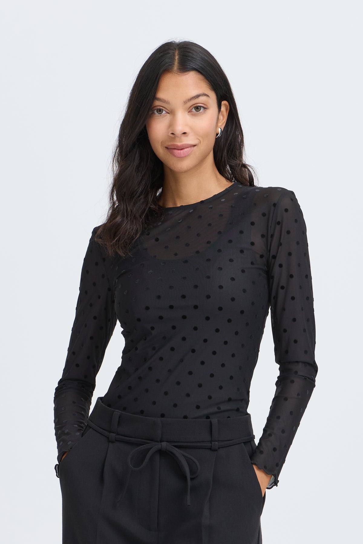 B.Young Shirley Dot Top