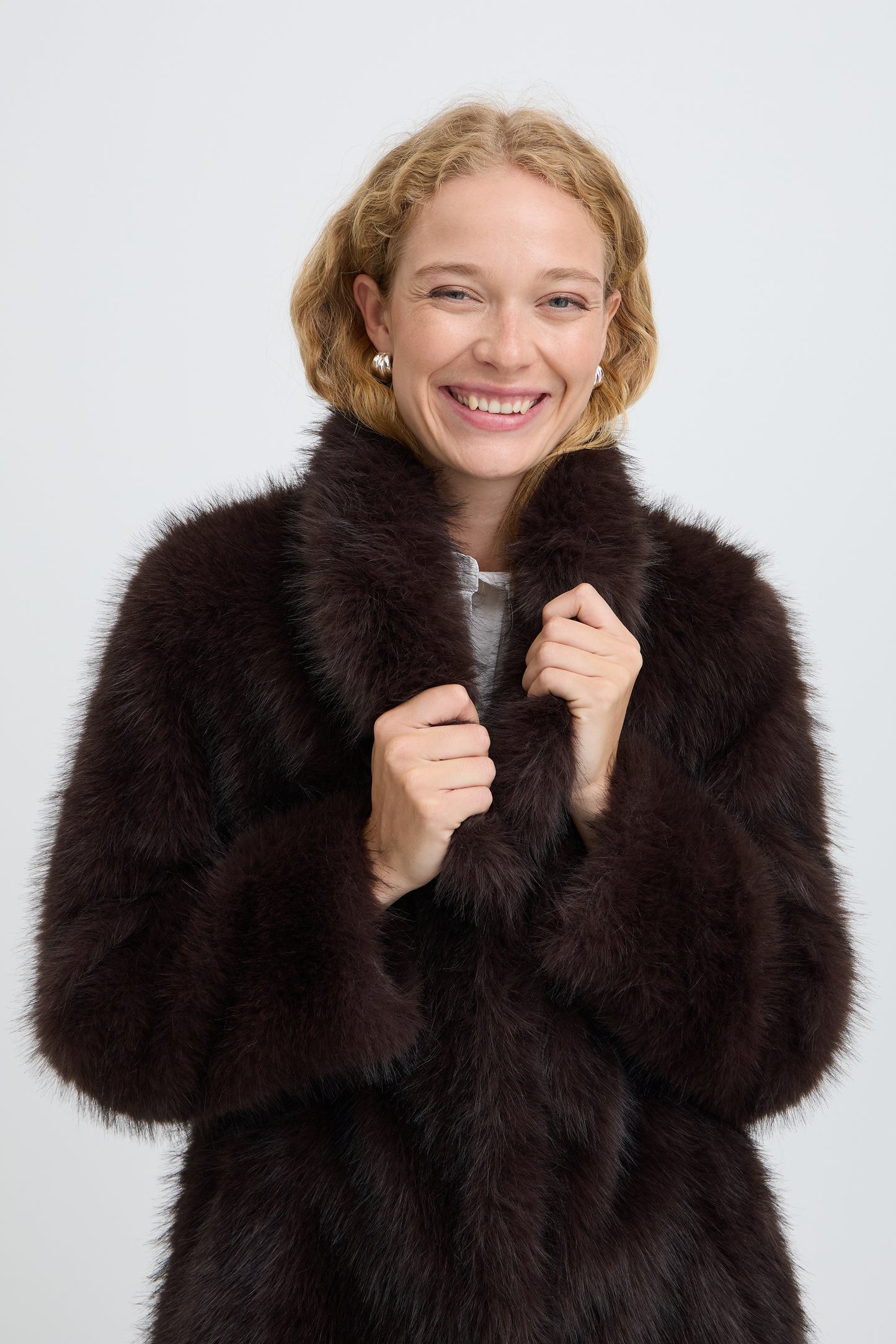 B.Young Kaja Faux Fur Coat