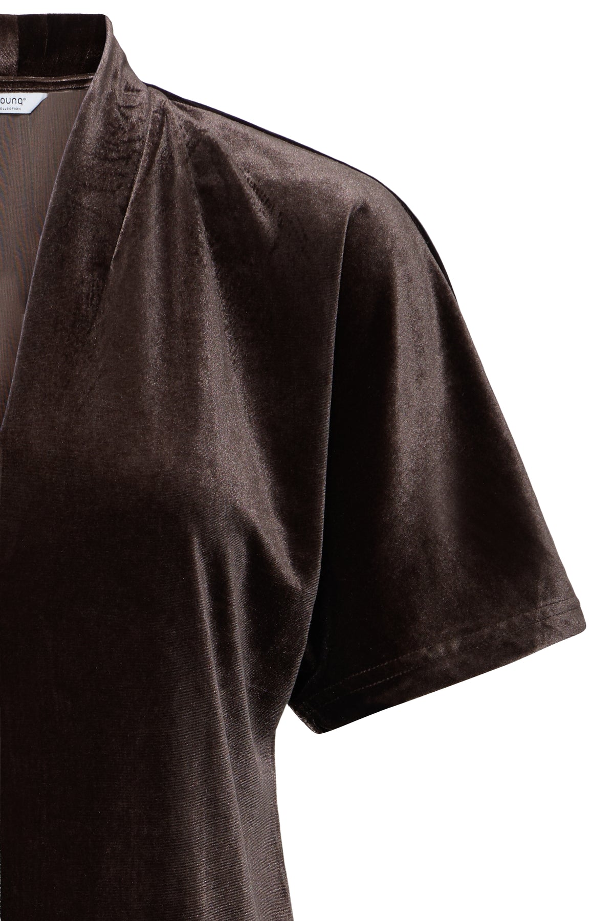 B.Young Perlina V-Neck Bat Velvet Top