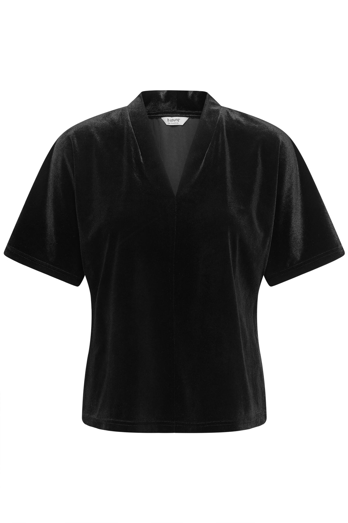 B.Young Perlina V-Neck Bat Velvet Top