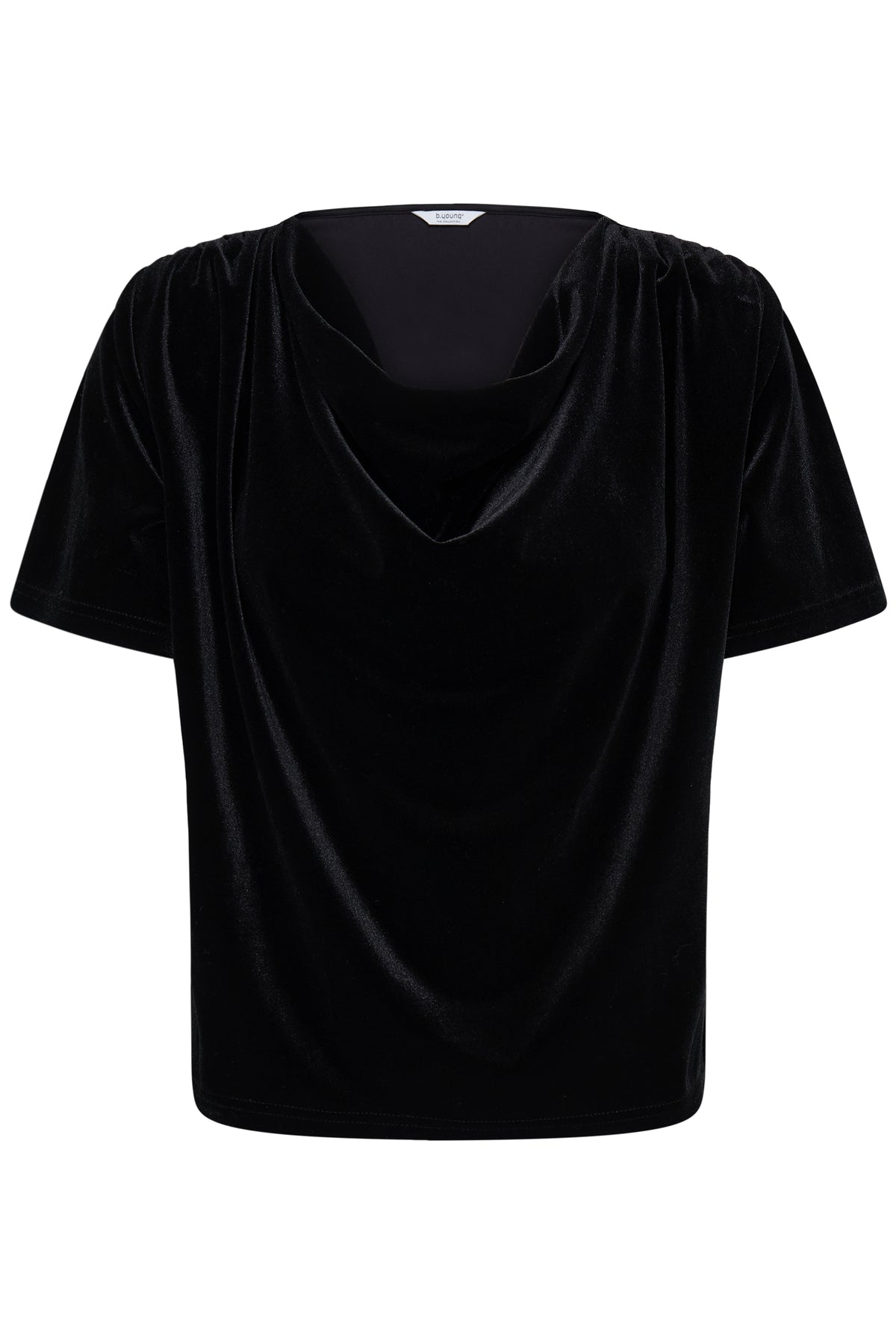 B.Young Perlina Draping Velvet Top
