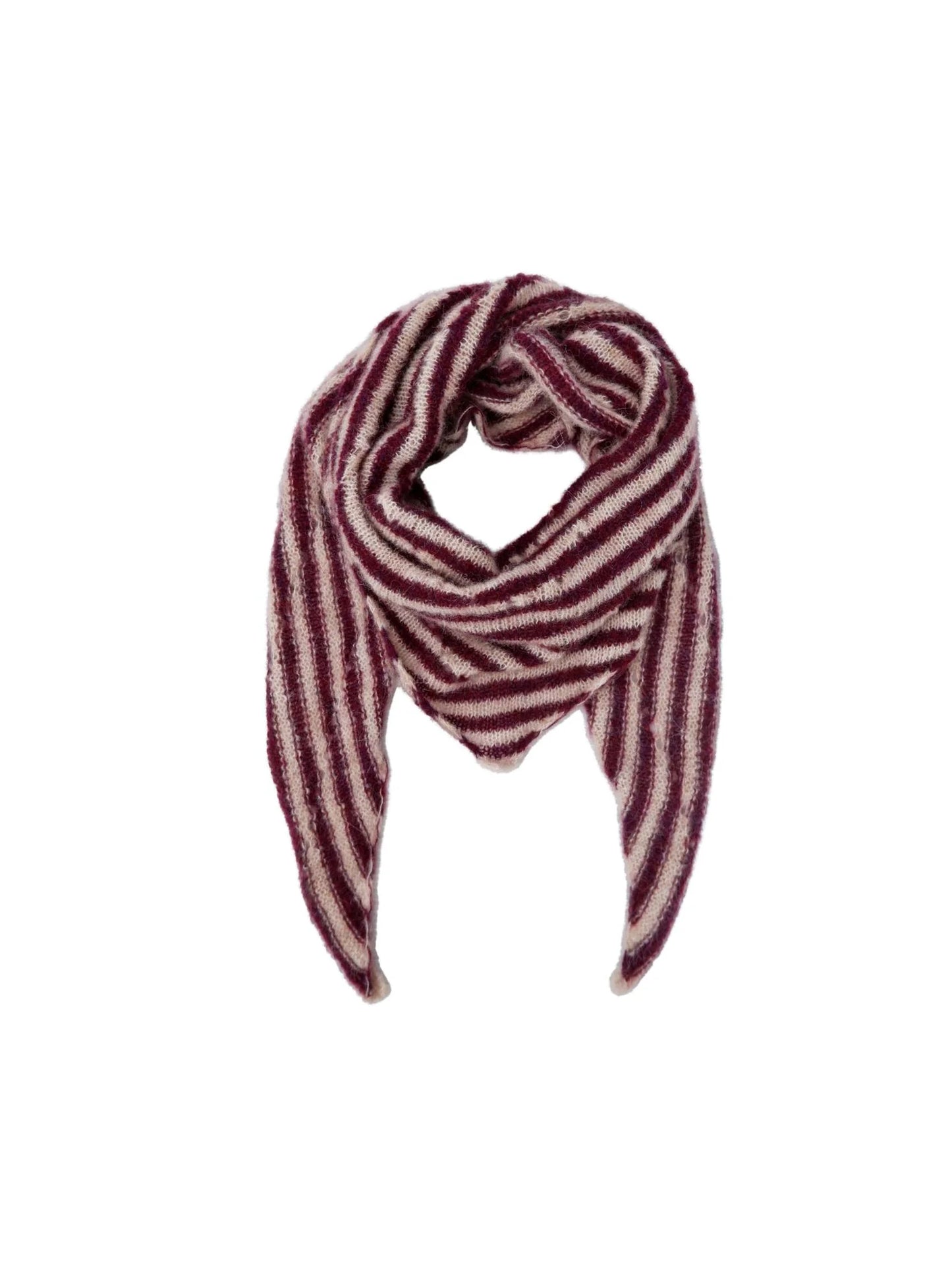 Black Colour Dell Mini Stripe Scarf