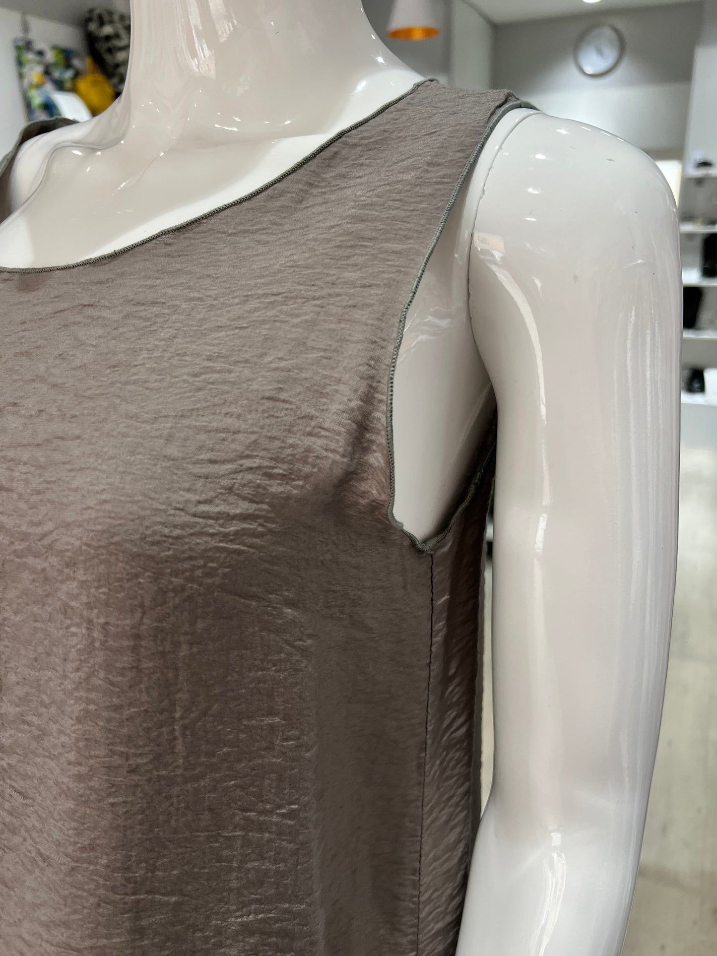 Cut Loose Grey Tank