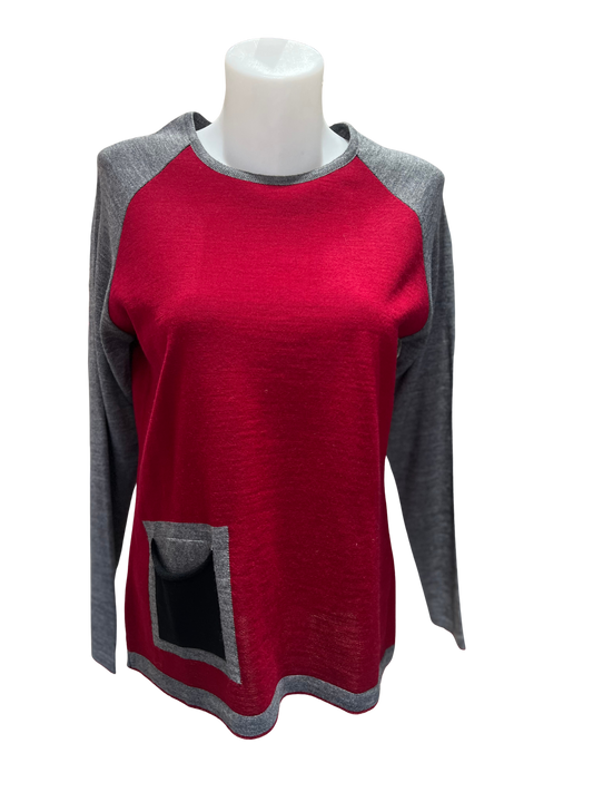 Iodena Raglan Jumper with Pocket