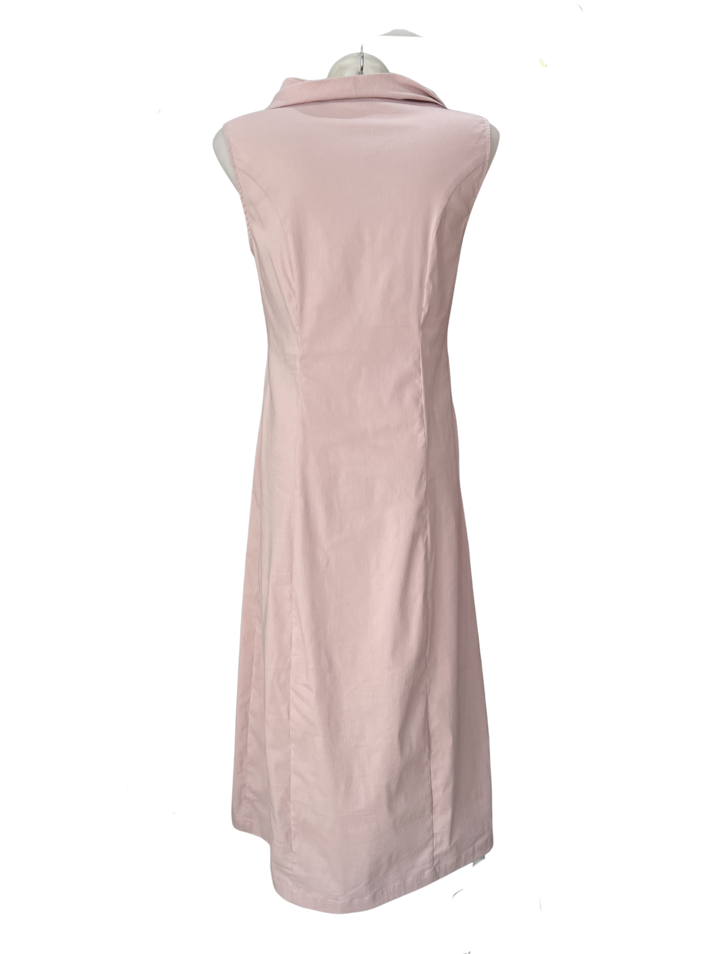 Amber & Moon Rose Dress with Draped Collar