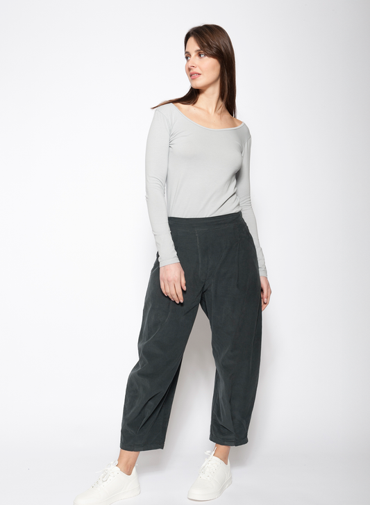 Blueberry Italia Needlecord Tulip Shape Trousers