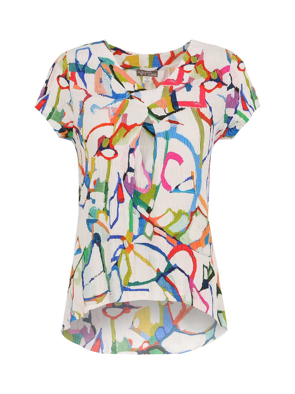 Dolcezza Watercolour Short Sleeve Top