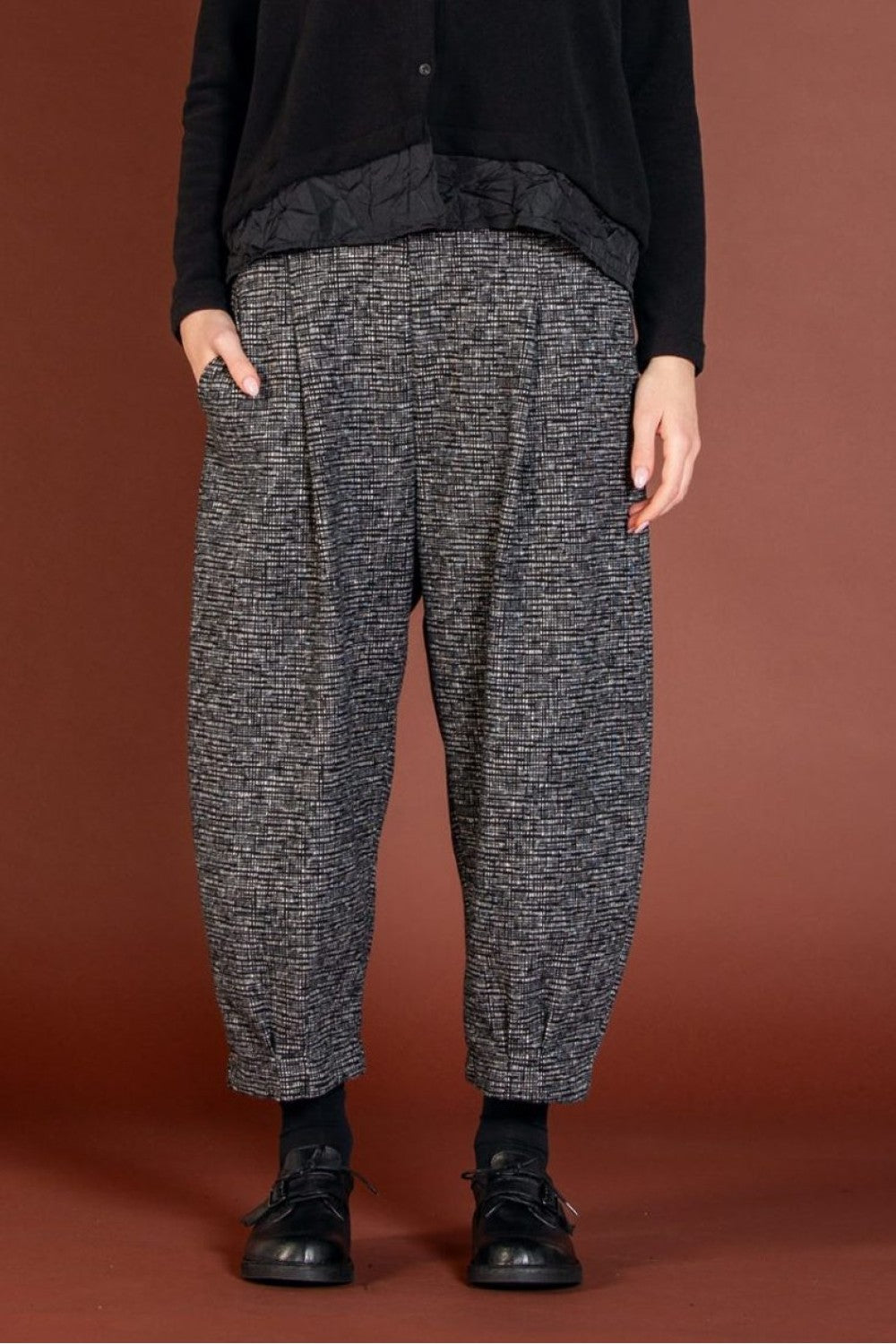 Mama B Bianco J Nero Trousers