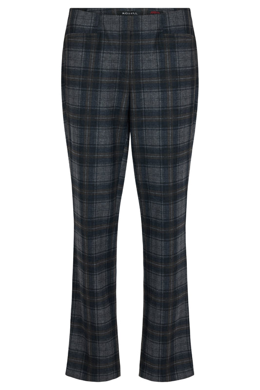 Robell Jacklyn Check Trousers