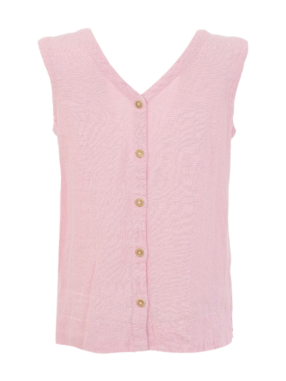 Dolcezza Linen Vest Top