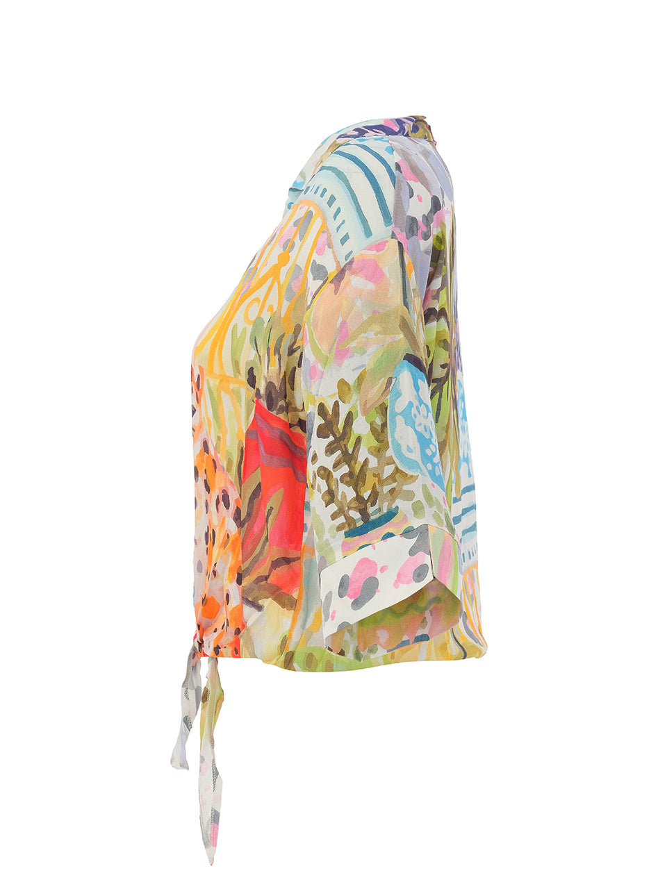 Dolcezza Cheetah in the City Tie Top