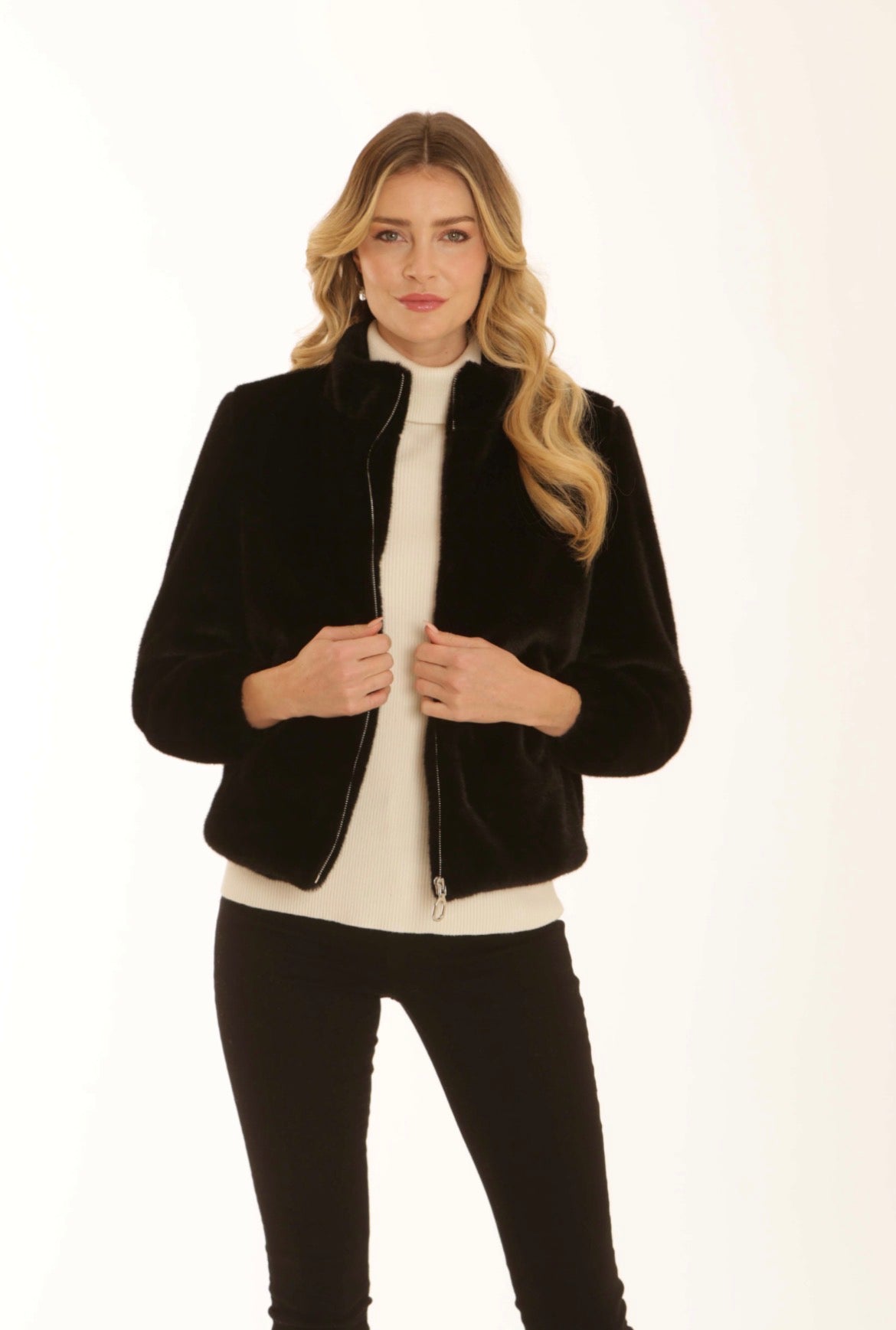 Pomodoro Faux Fur Jacket
