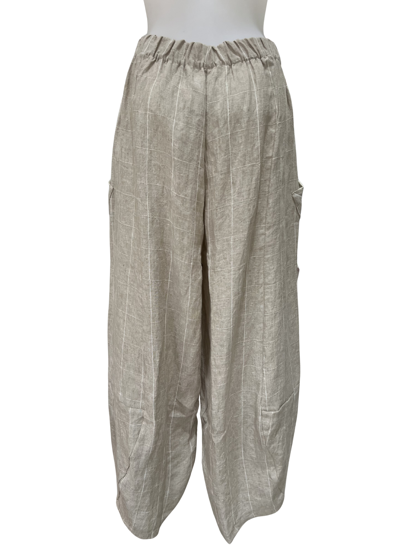 Mama B Pace Linen Trousers
