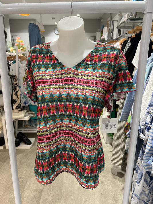 Hongo Pattern Blouse