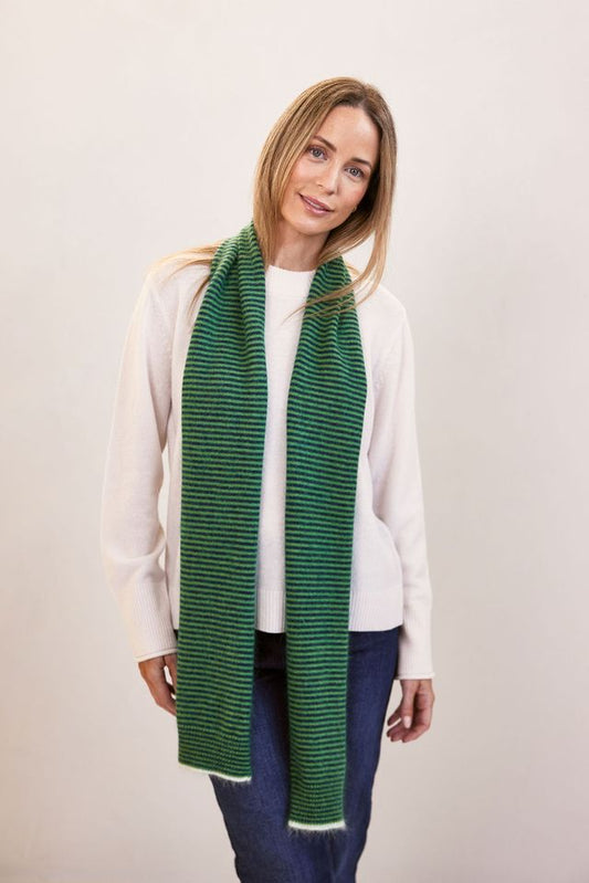 See Saw Thin Stripe Scarf