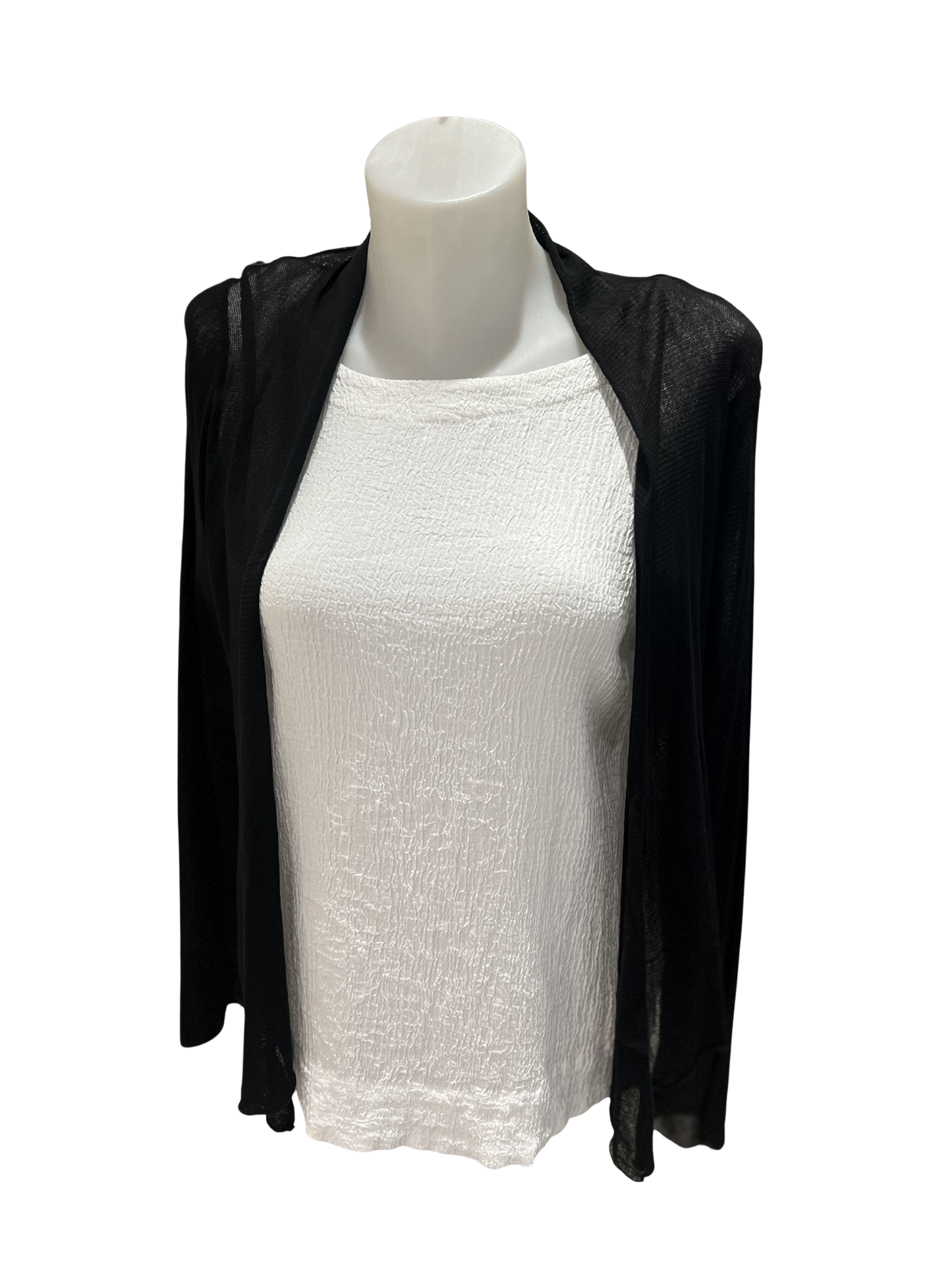 Cut Loose Cropped Tulle Cardigan