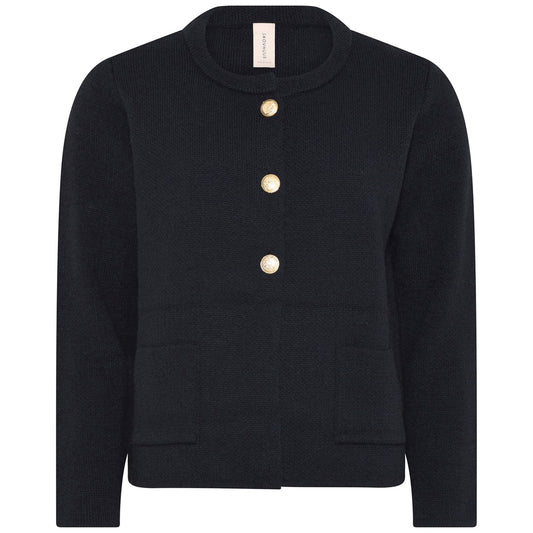 Skovhuus Classic Navy Wool Cardigan