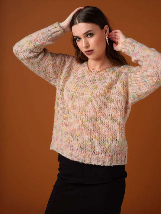 Skovhuus O-Neck Multicolour Pullover