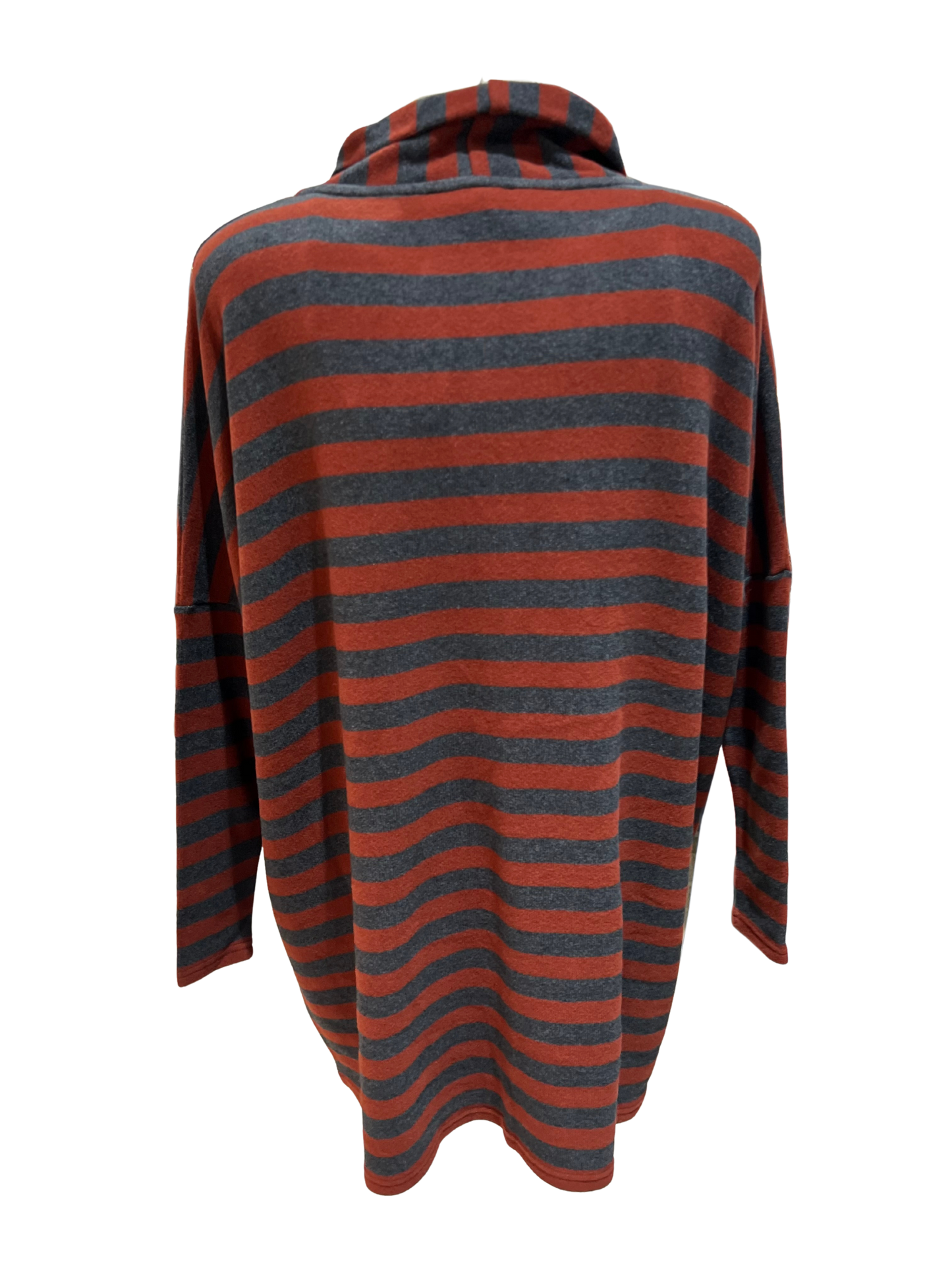Neirami Turtleneck Maxi Stripe Sweater - Berbere