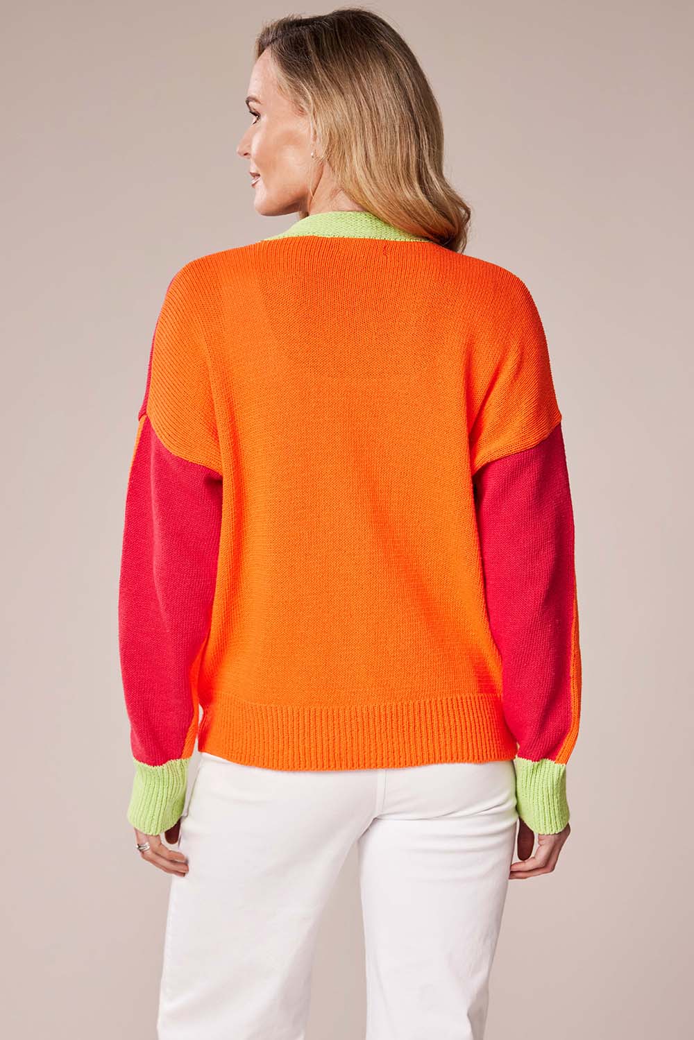 Deck by Decollage O/S Multicolour Knit Cardigan