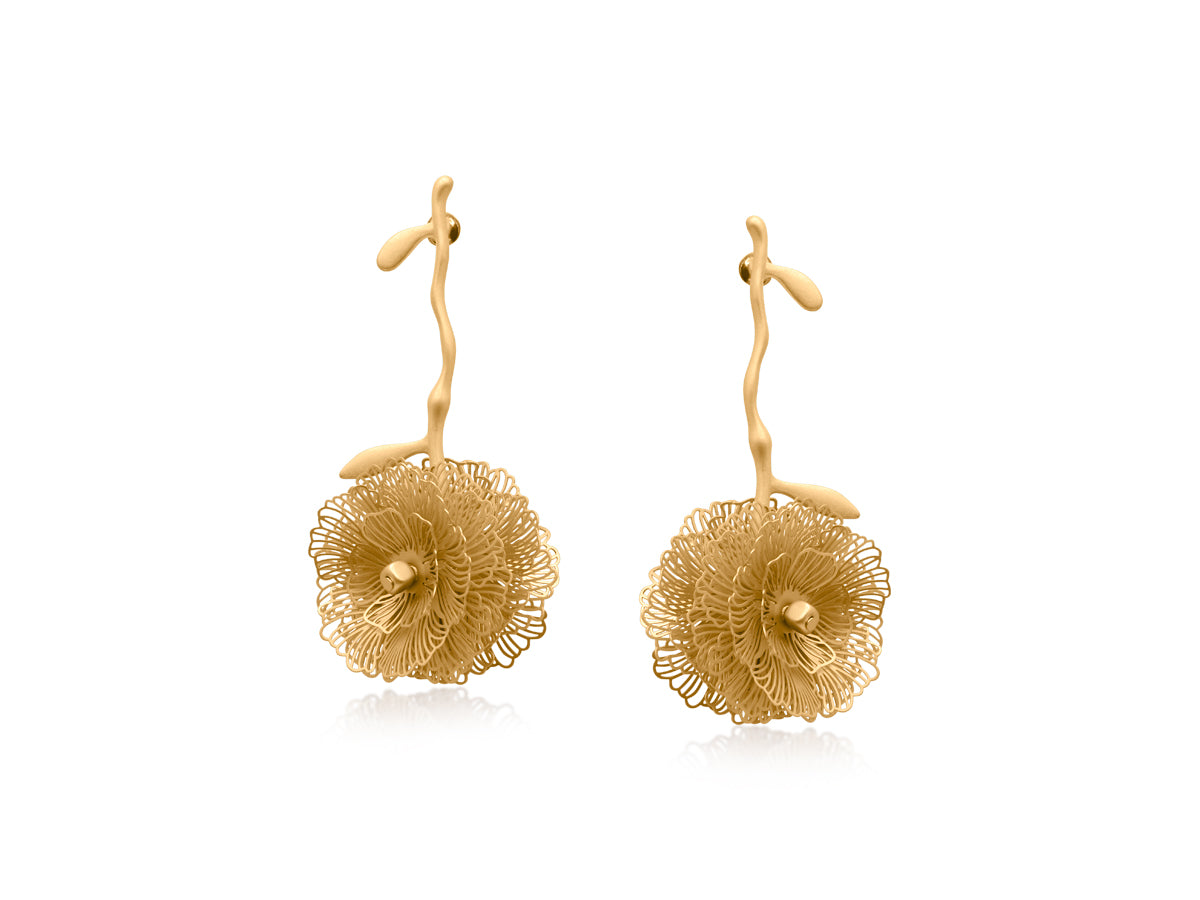 Big Metal Siena End of Summer Earrings
