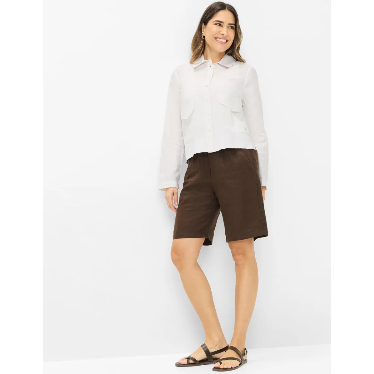 Brax Vega Linen Blend Shirt