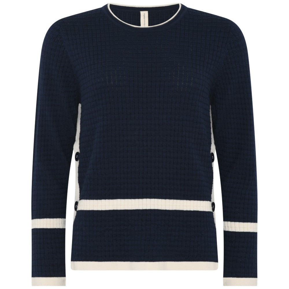 Skovhuus Structured Pullover with Buttons