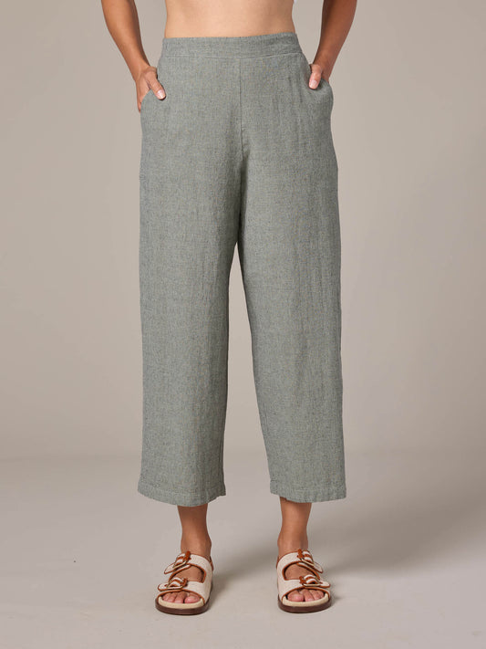 Cut Loose Crop Wide Leg Trousers