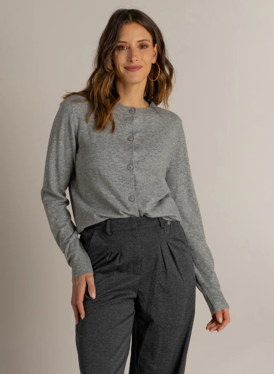 Ivy Beau Mine Cardigan with Detachable Collar