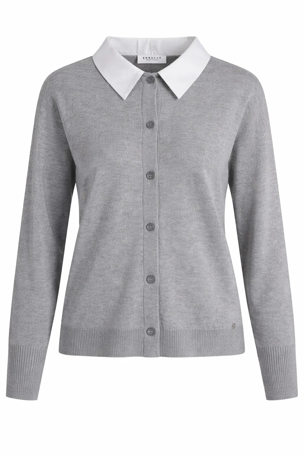 Ivy Beau Mine Cardigan with Detachable Collar