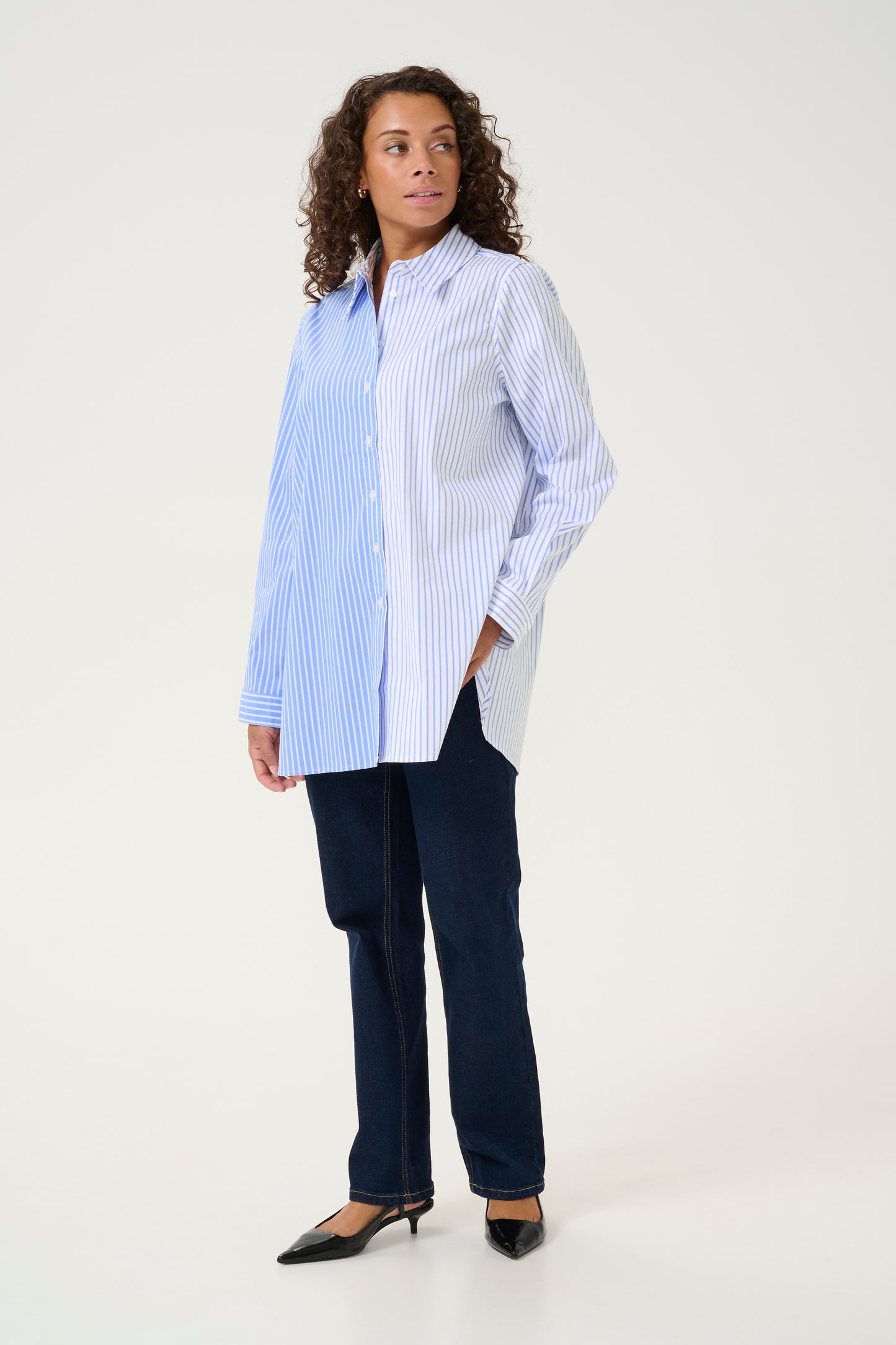 Culture Alsa Striped Long Shirt