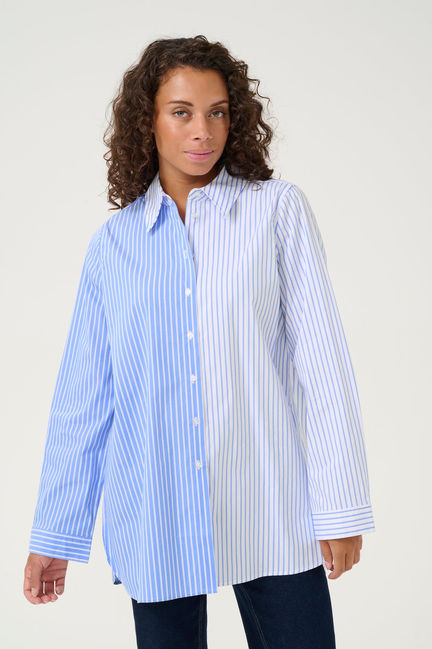 Culture Alsa Striped Long Shirt