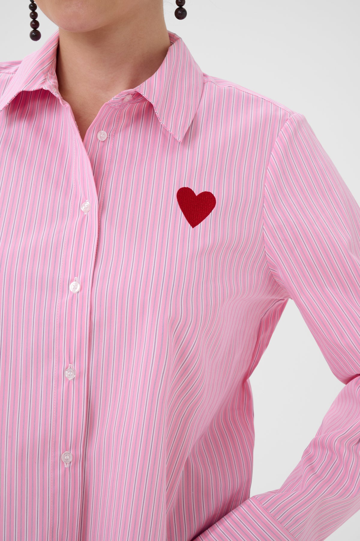 Culture Ebony Stripe Shirt