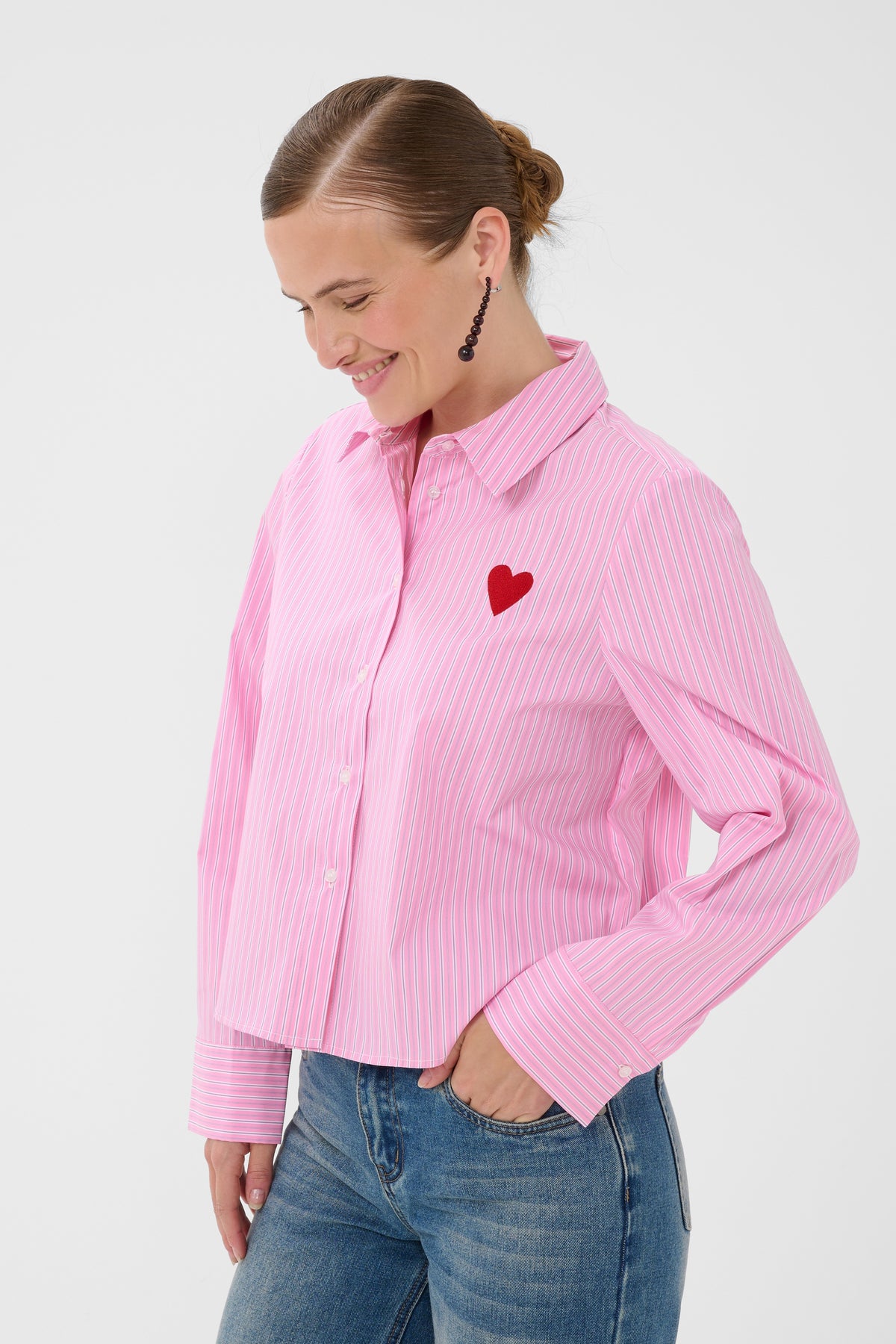 Culture Ebony Stripe Shirt