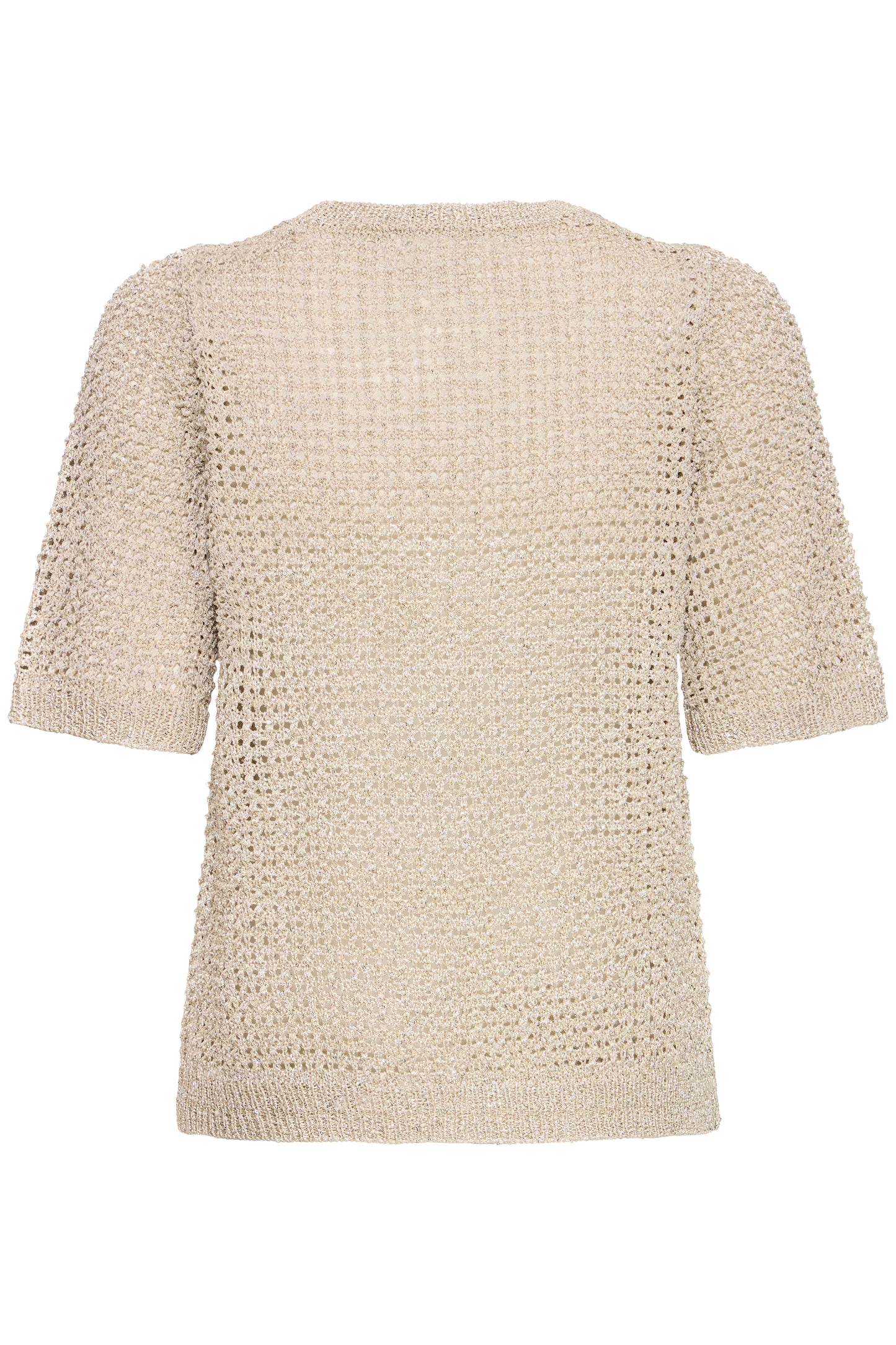 Pulz Valerie Silver Knitted Top