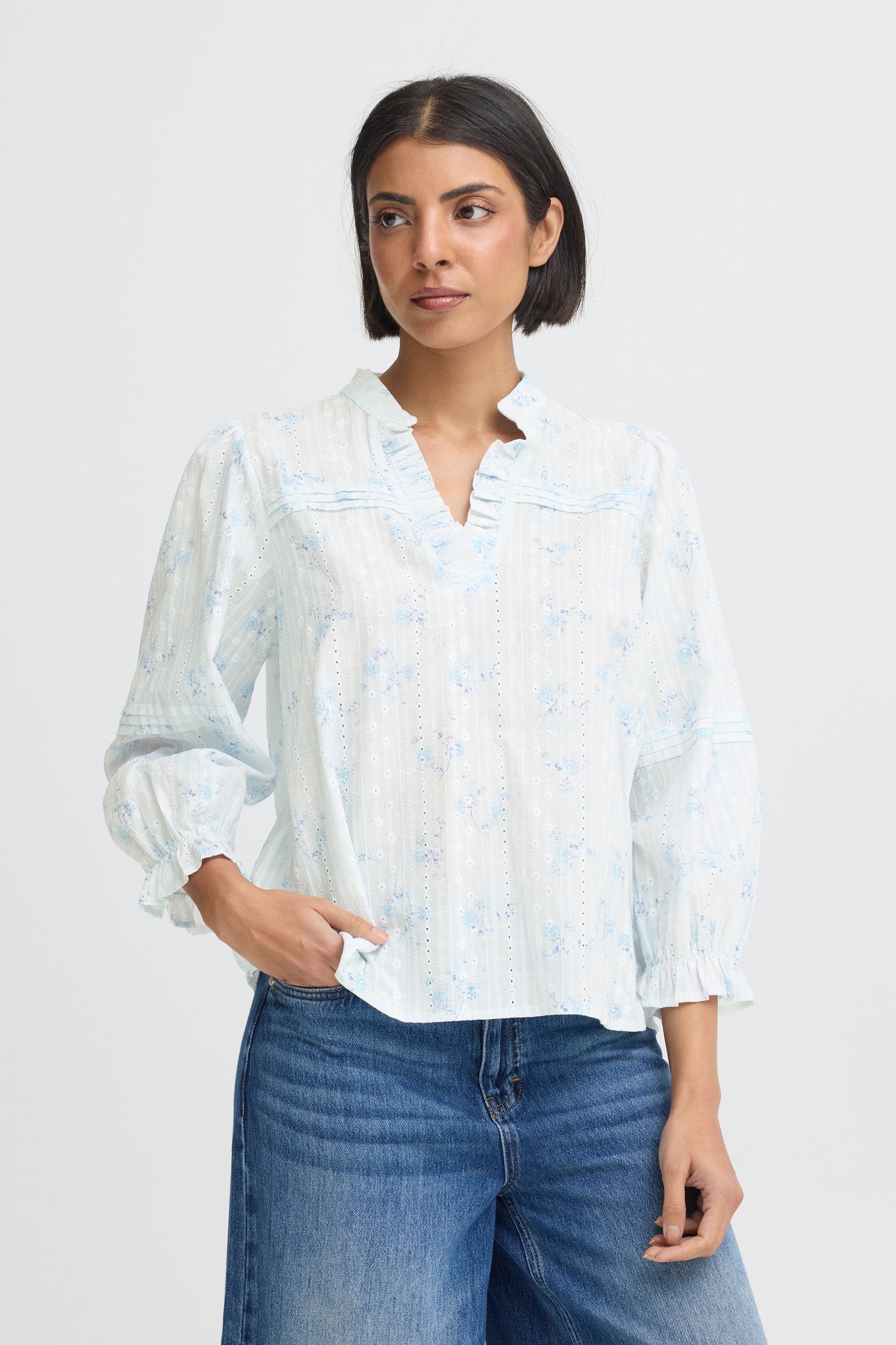 Pulz Bellarose Floral Blouse